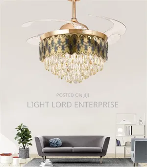 Leopard Skin Beautiful Fan With Light