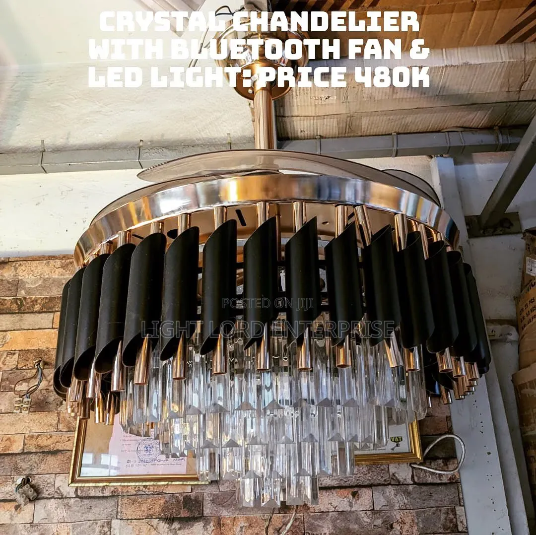 Bronze Chandelier Fan Light💡