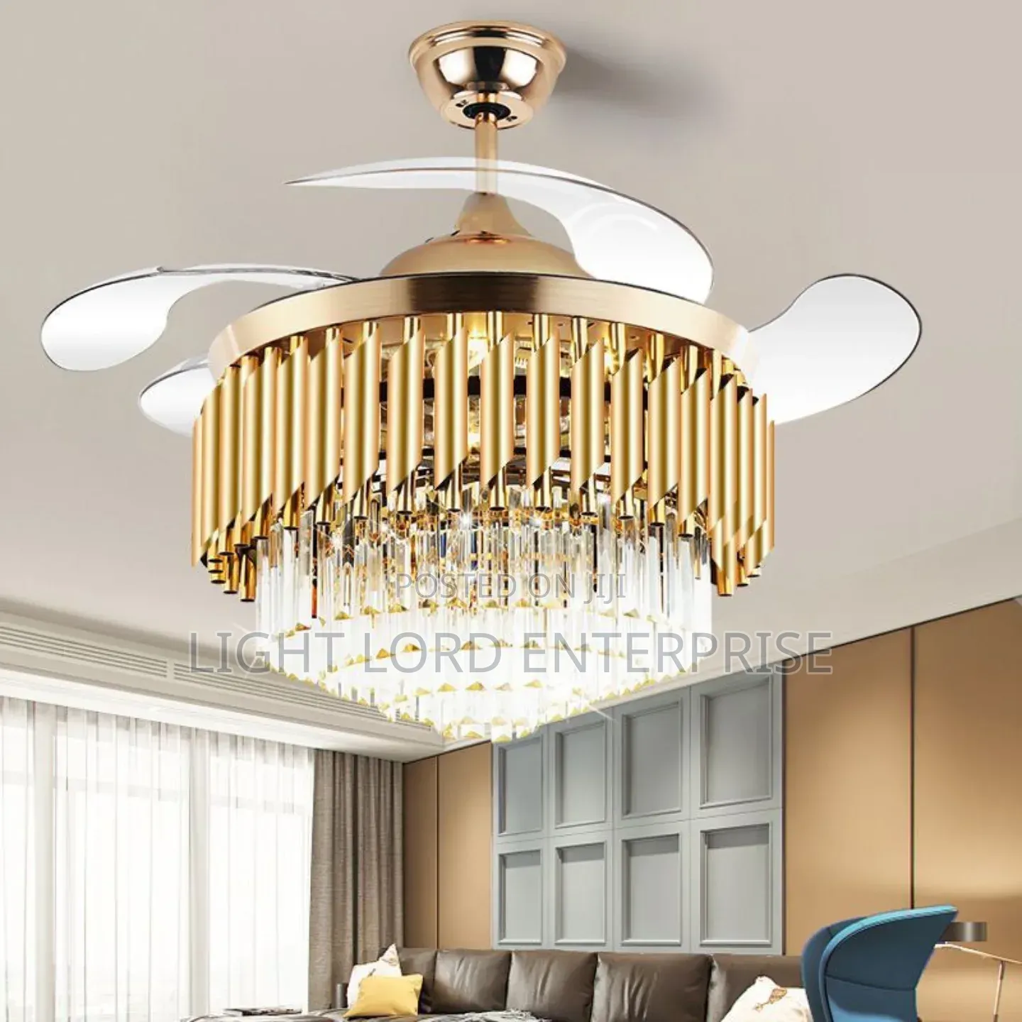 Bronze Chandelier Fan Light💡
