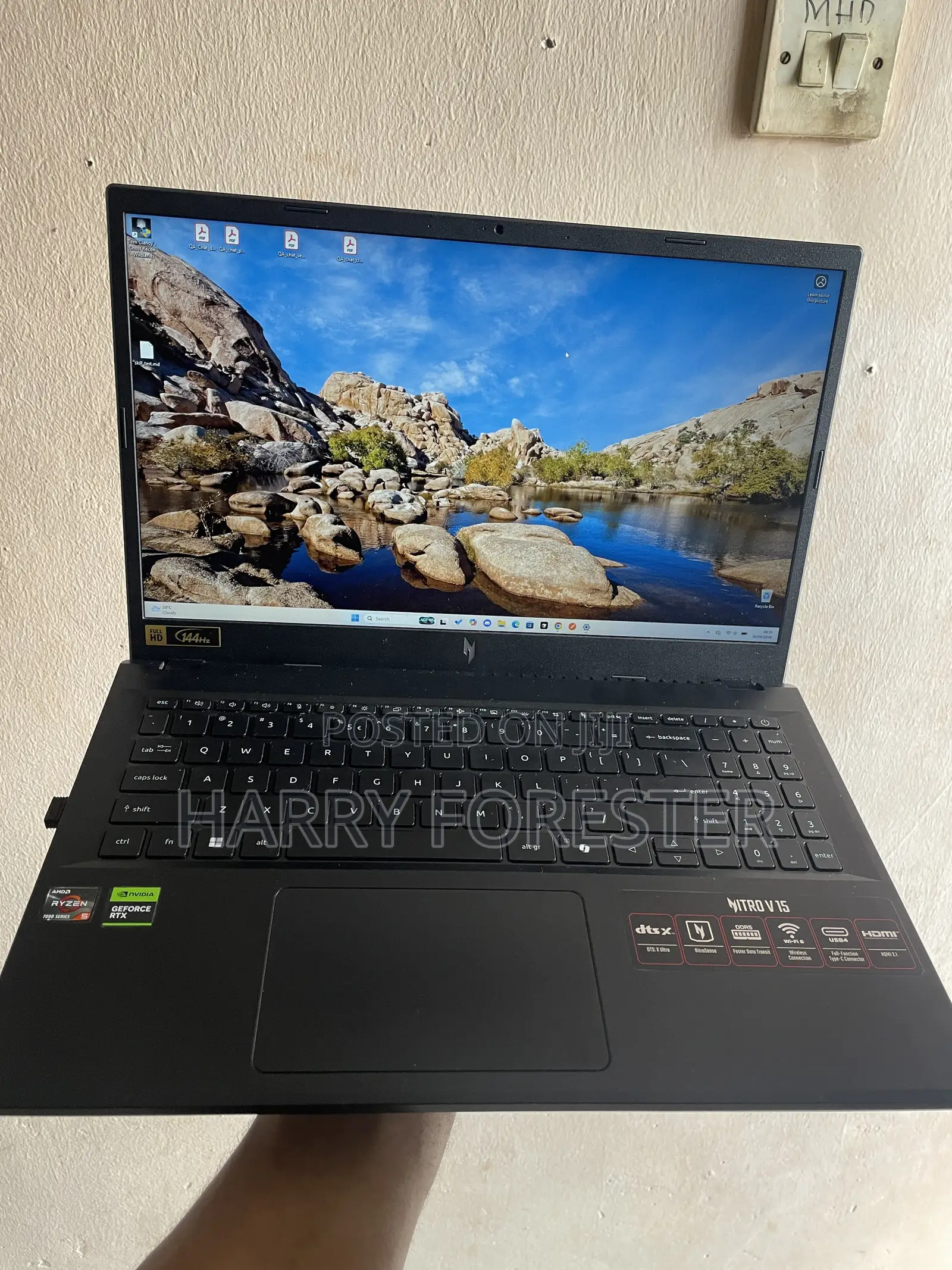 Laptop Acer Nitro V 15 16GB AMD Ryzen 5 SSD 512GB