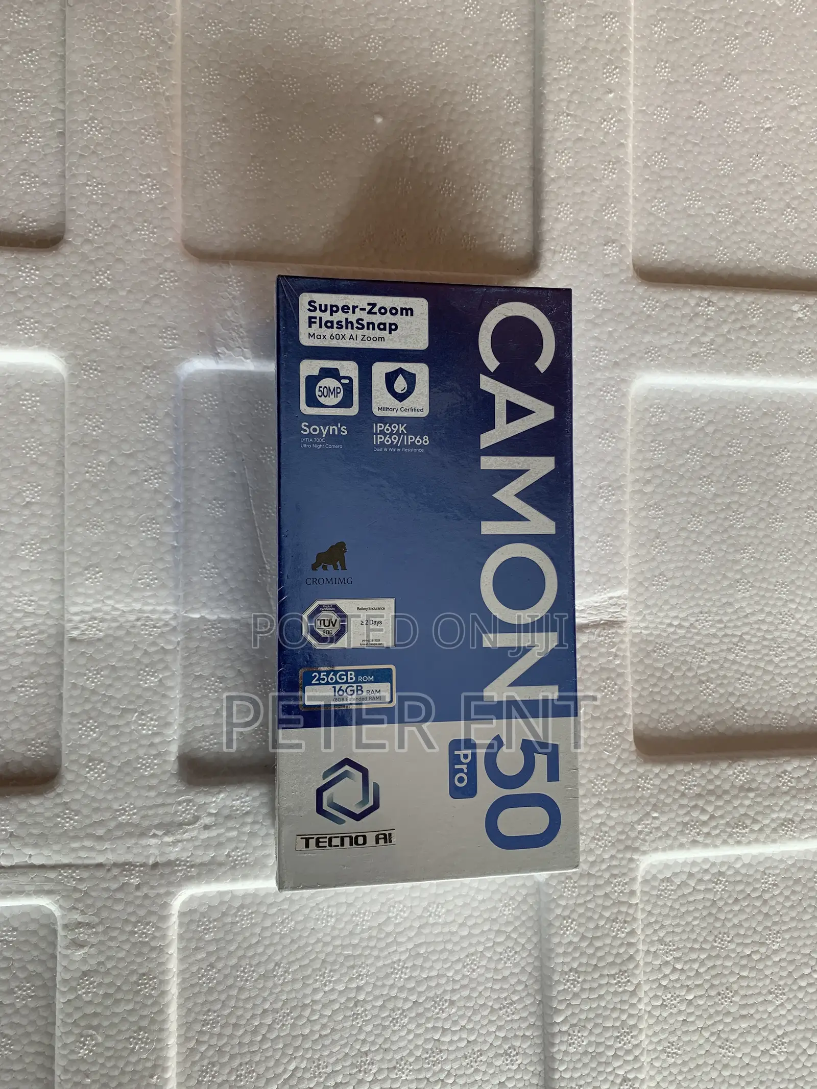 New Tecno Camon 50 Pro 256 GB Purple