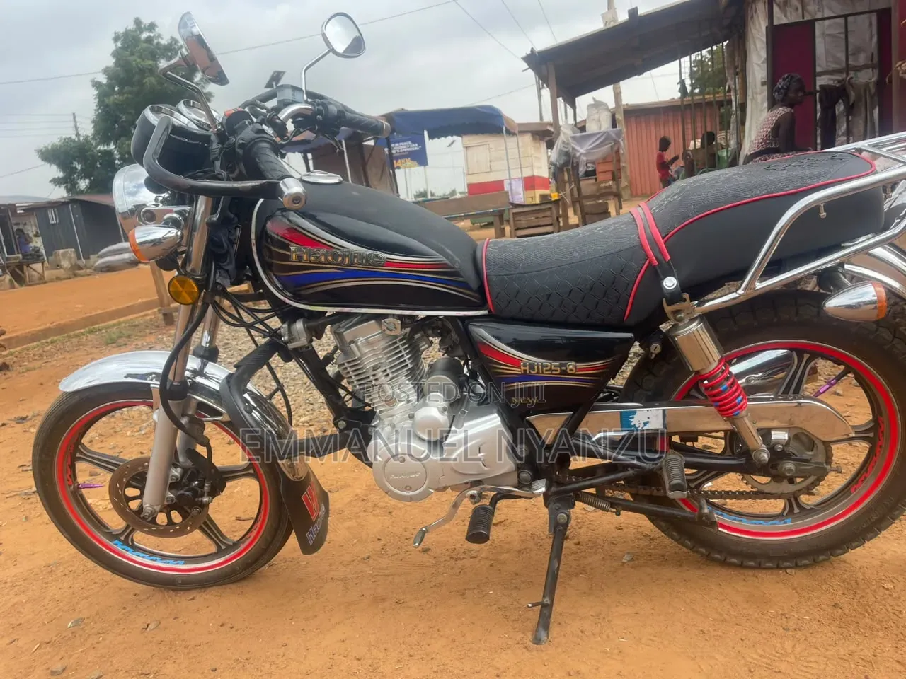 Haojue HJ125-8K 2025 Black