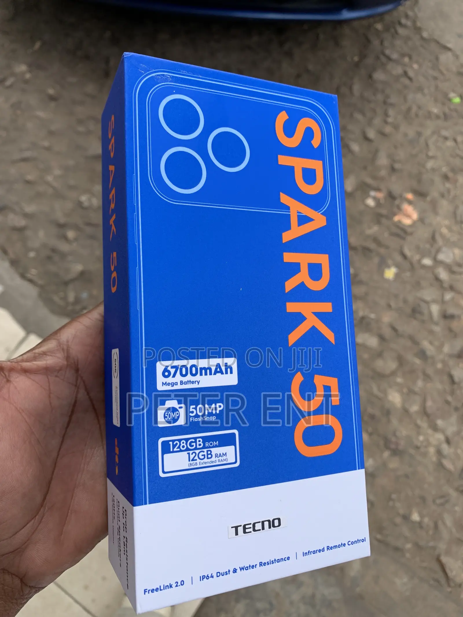 New Tecno Spark 50 128 GB Blue