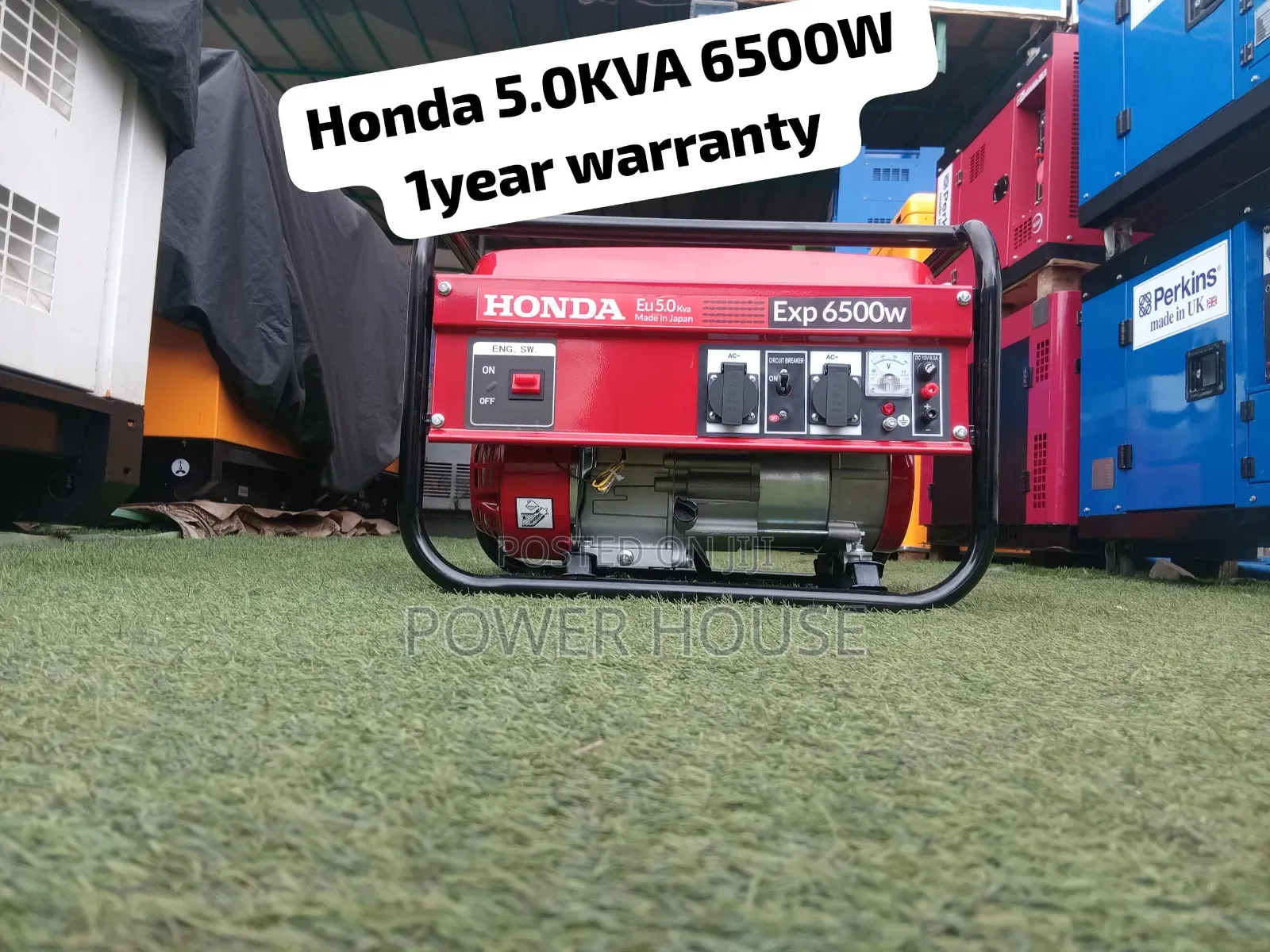Original Honda 6500W Generator – Heavy Duty Power Supply Shop & Office