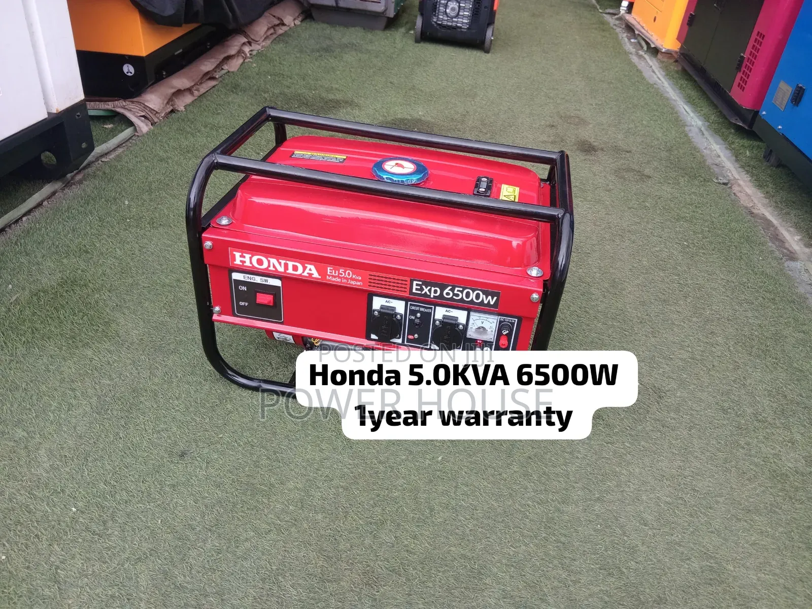 Powerful Honda 6500W Petrol Genset – Reliable Backup Electricity