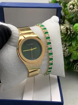 Gold-Tone Rolex Oyster Perpetual Day-Date Watch and Bracelet