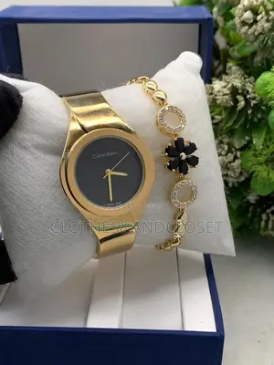 Gold-Tone Rolex Oyster Perpetual Day-Date Watch and Bracelet