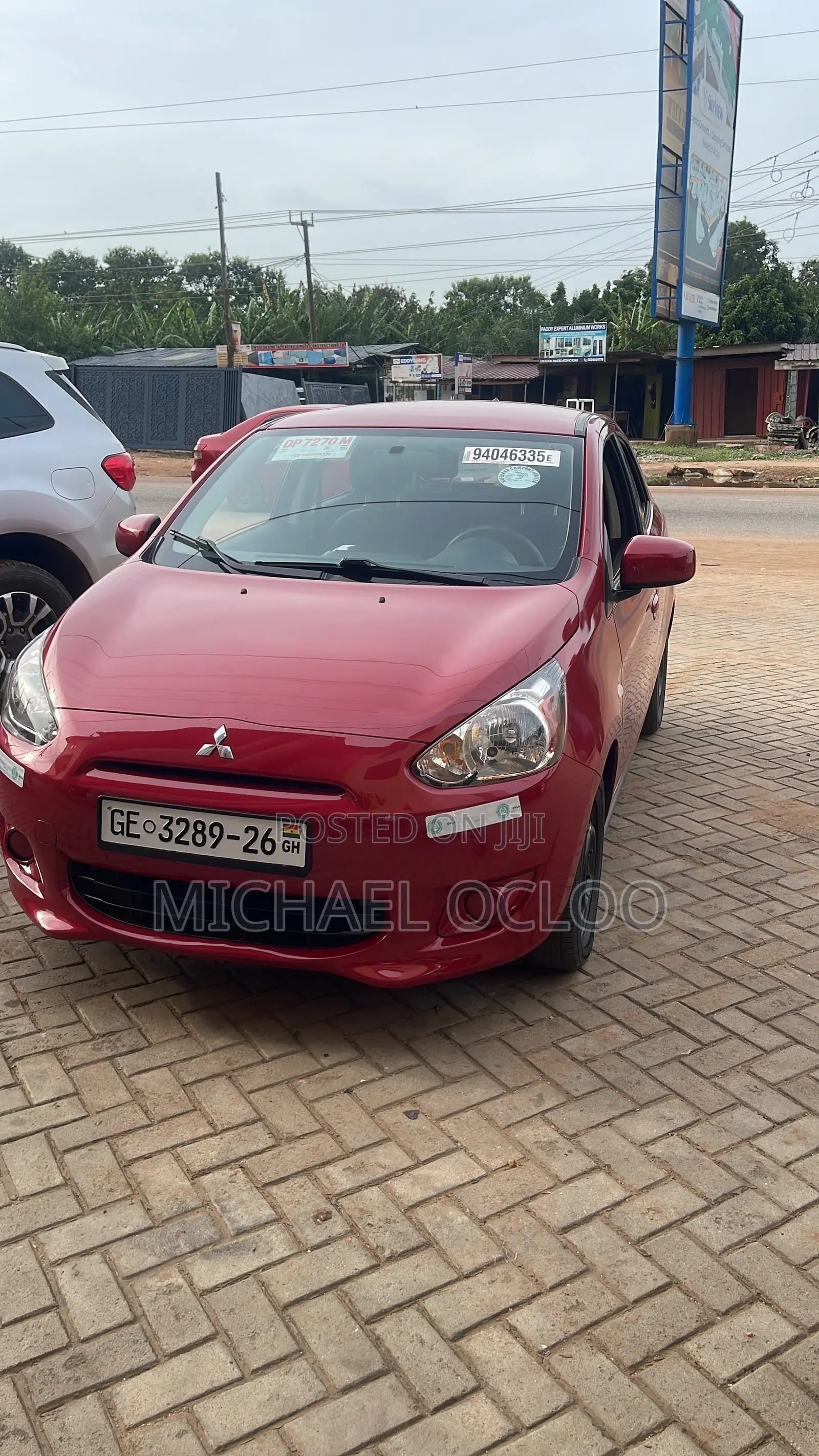 Mitsubishi Mirage DE 4dr Hatchback (1.2L 3cyl CVT) 2015 Red