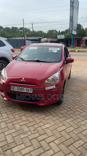 Mitsubishi Mirage DE 4dr Hatchback (1.2L 3cyl CVT) 2015 Red