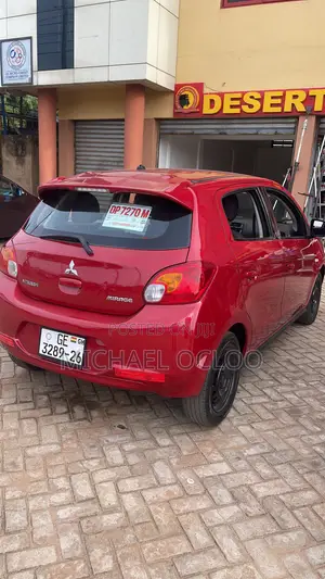 Mitsubishi Mirage DE 4dr Hatchback (1.2L 3cyl CVT) 2015 Red