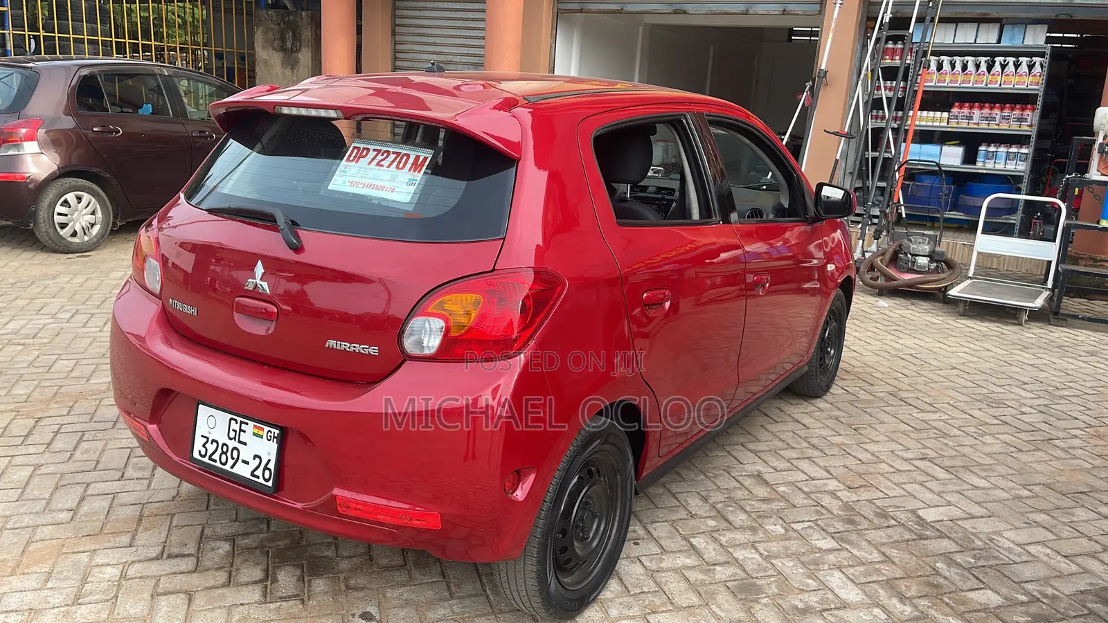 Mitsubishi Mirage DE 4dr Hatchback (1.2L 3cyl CVT) 2015 Red
