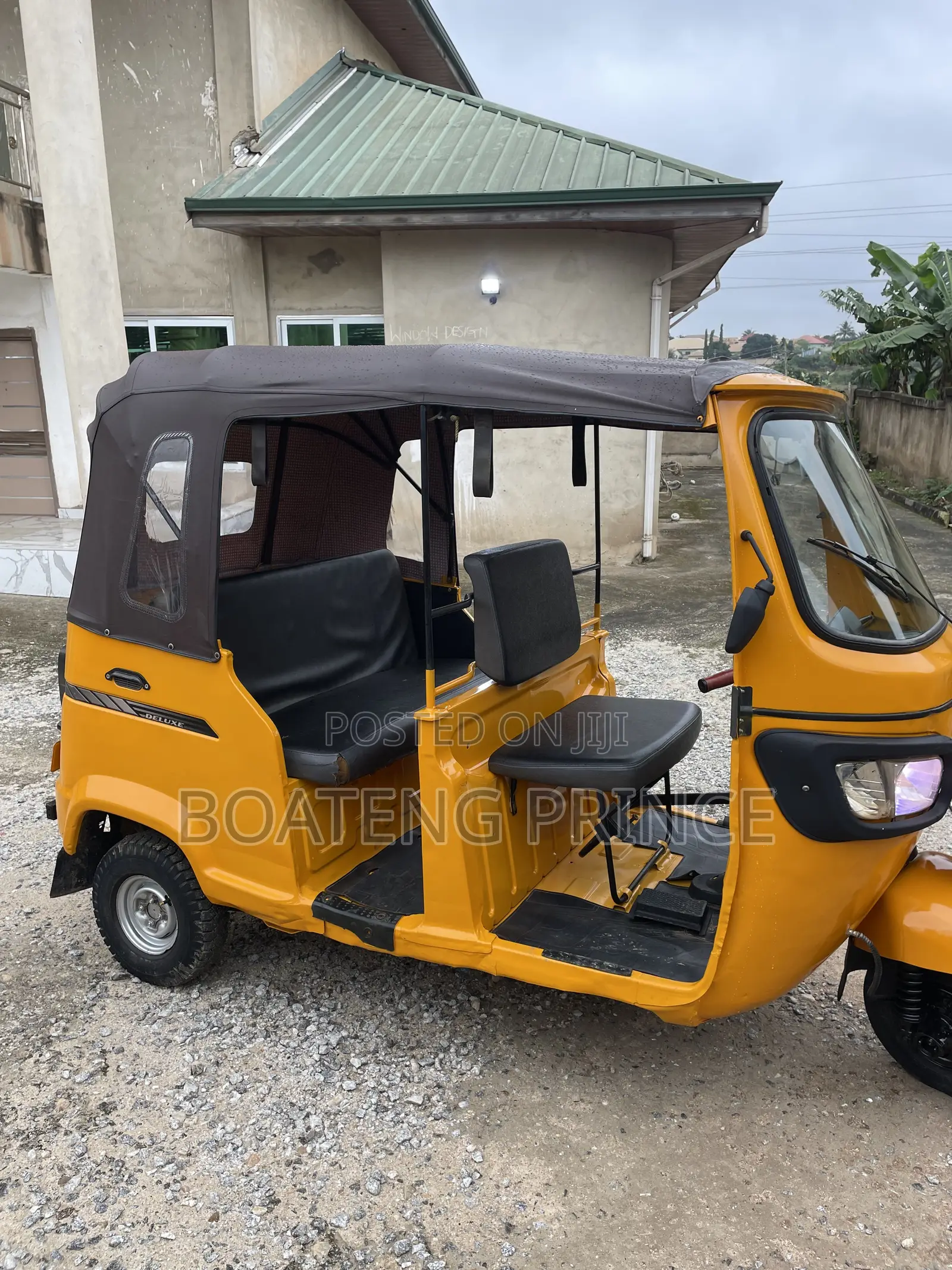 TVS King Deluxe Plus iTouch Start 2025 Yellow