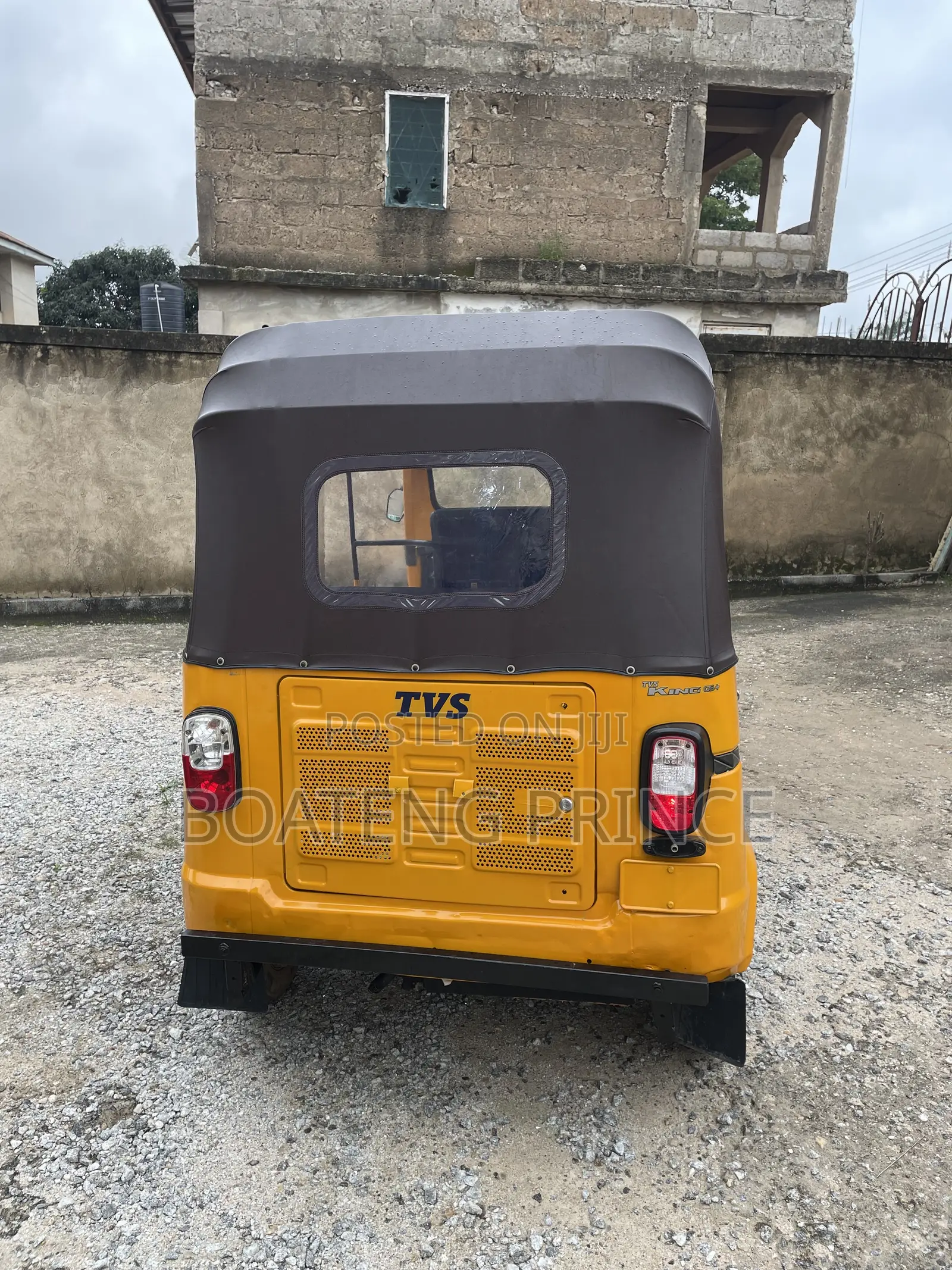 TVS King Deluxe Plus iTouch Start 2025 Yellow