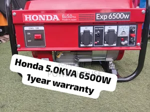 Honda 6500W Portable Generator – Durable Heavy Duty Power Machine