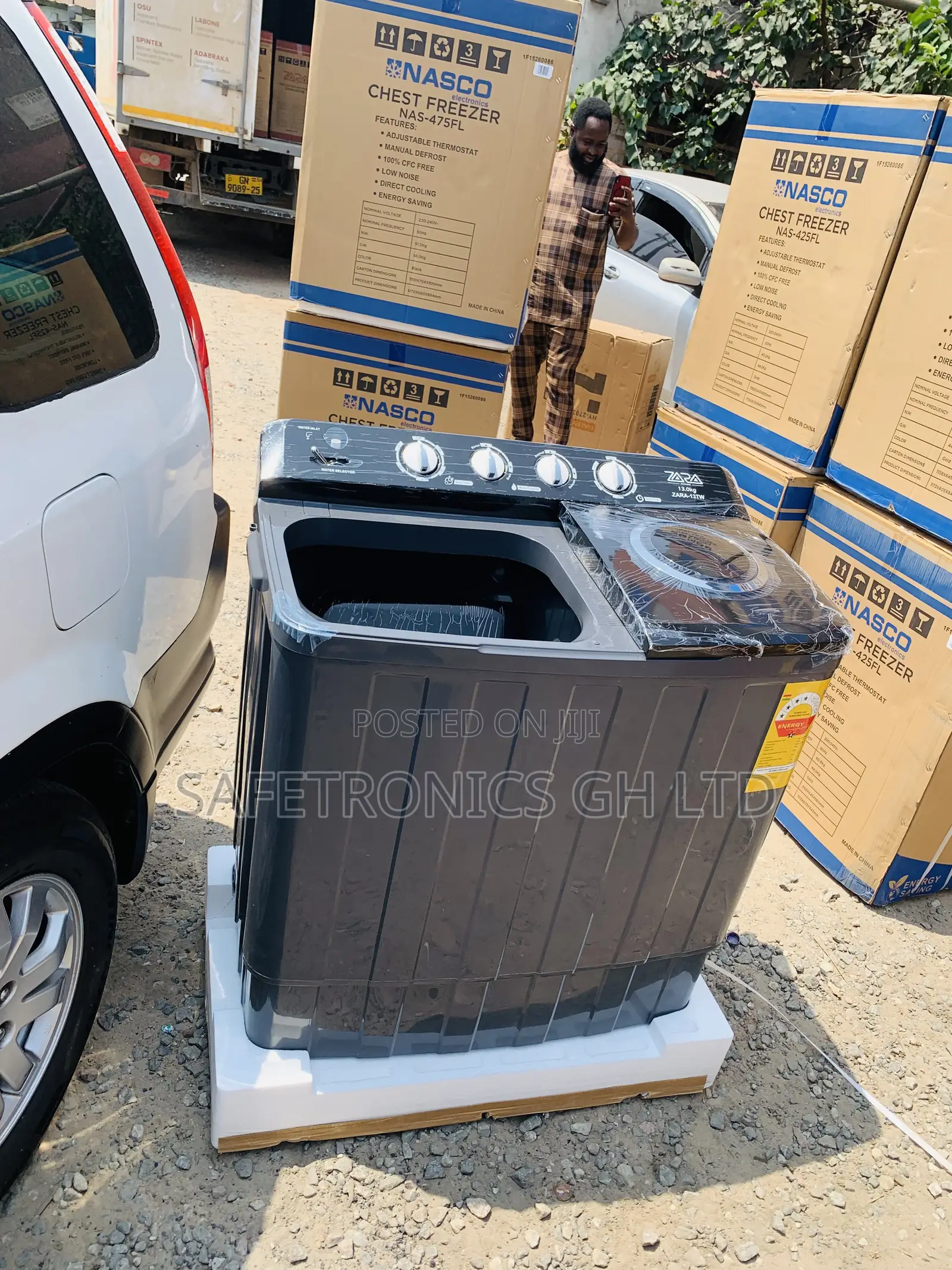 Grab Best Twintub Zara Washing Machine 13KG Semi Automatic