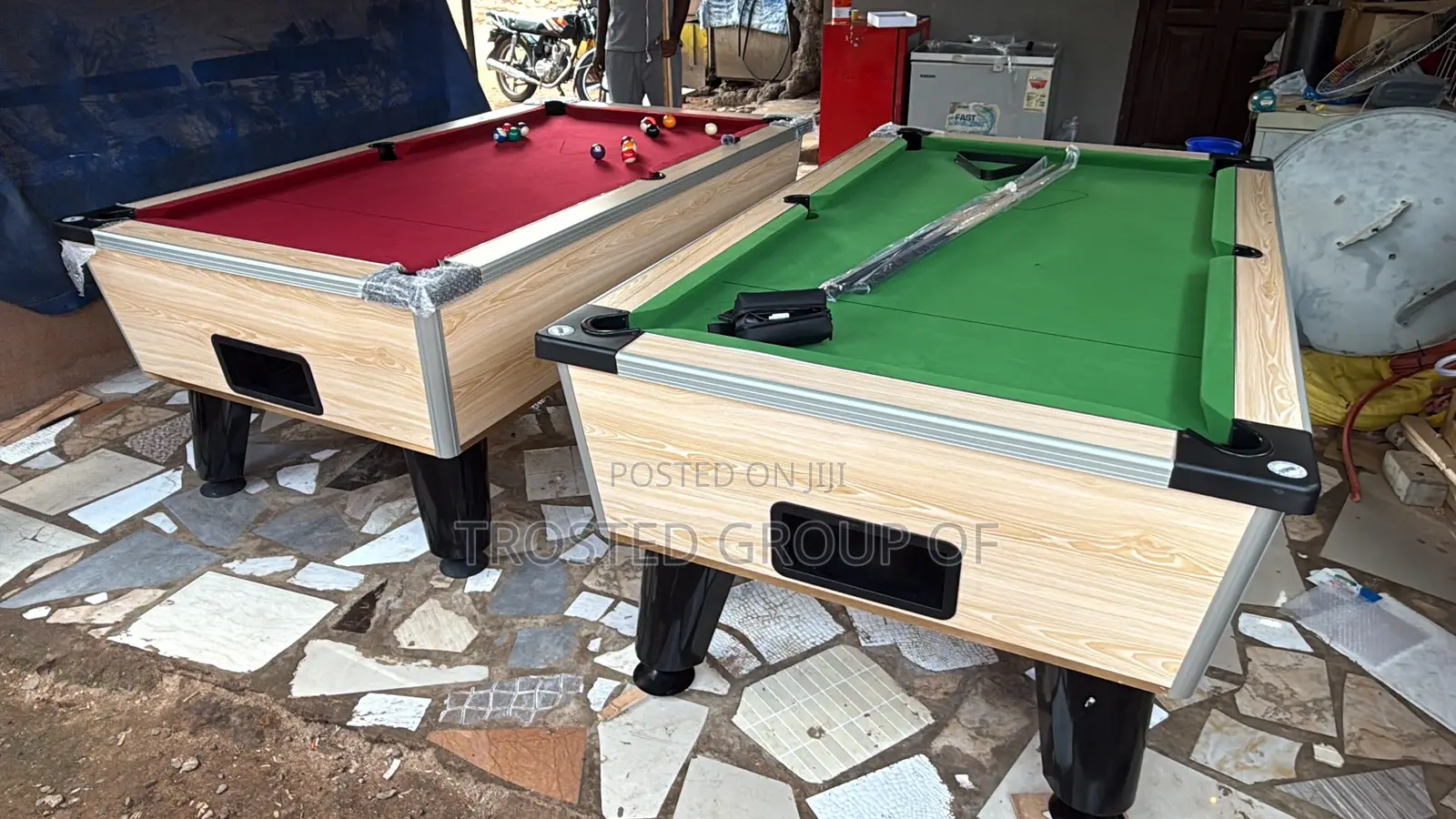 The Trosted Marble Pool Table (Snooker Board)