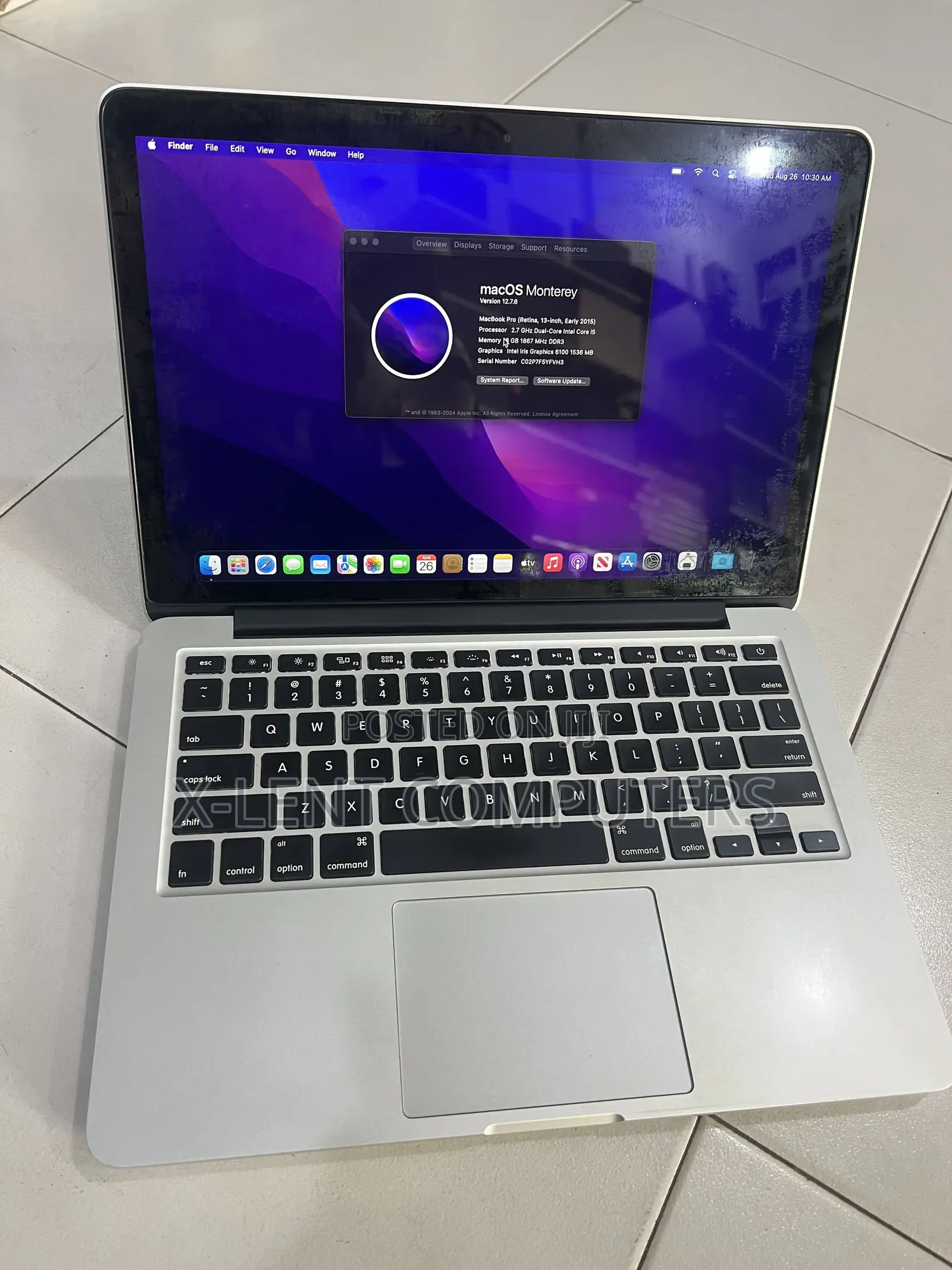 Laptop Apple MacBook Pro 2015 8GB Intel Core i5 SSD 128GB