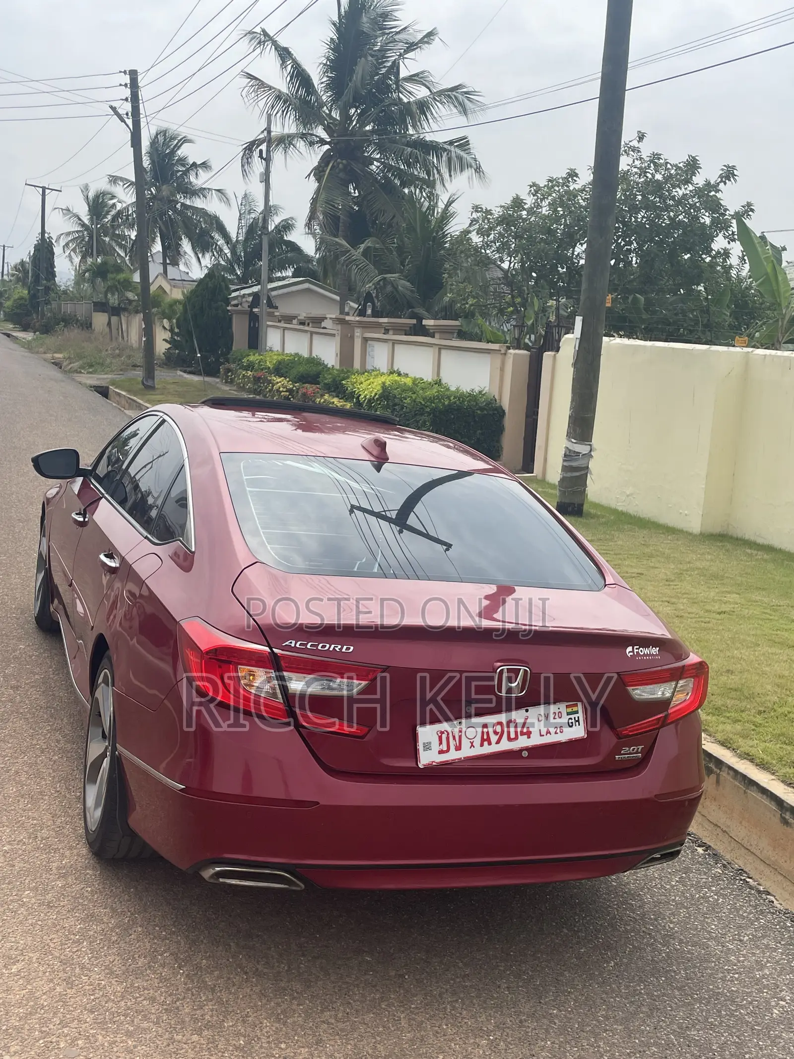 Honda Accord Touring 2.0T 2018 Red