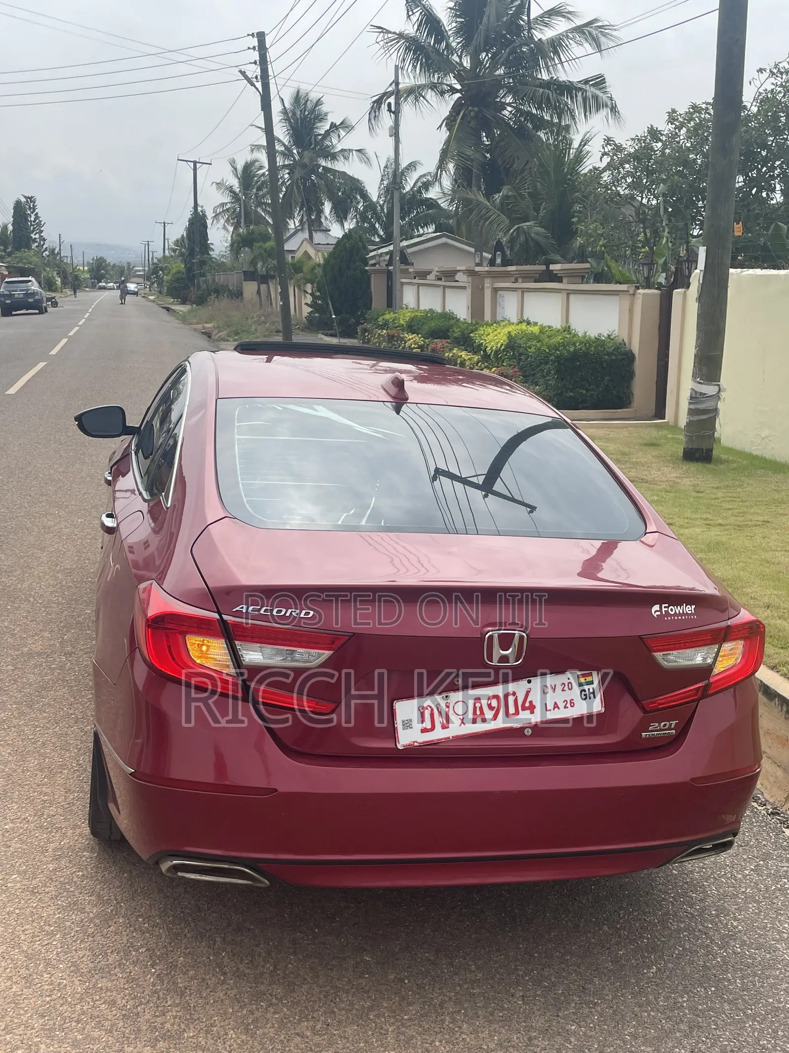 Honda Accord Touring 2.0T 2018 Red