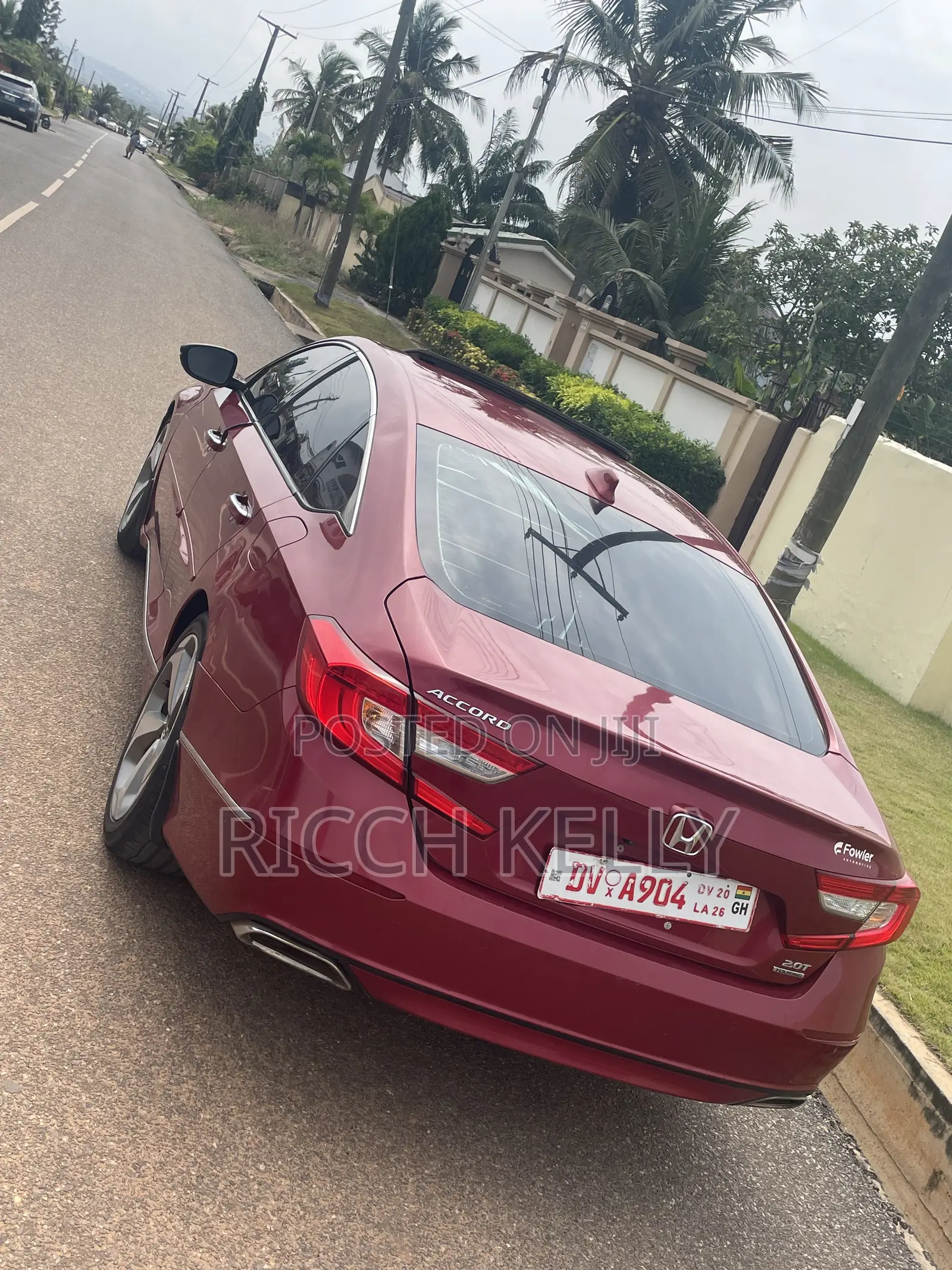 Honda Accord Touring 2.0T 2018 Red