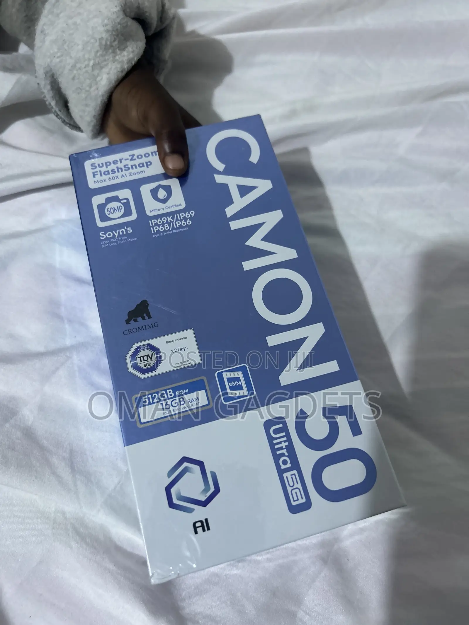 New Tecno Camon 50 Ultra 512 GB Black