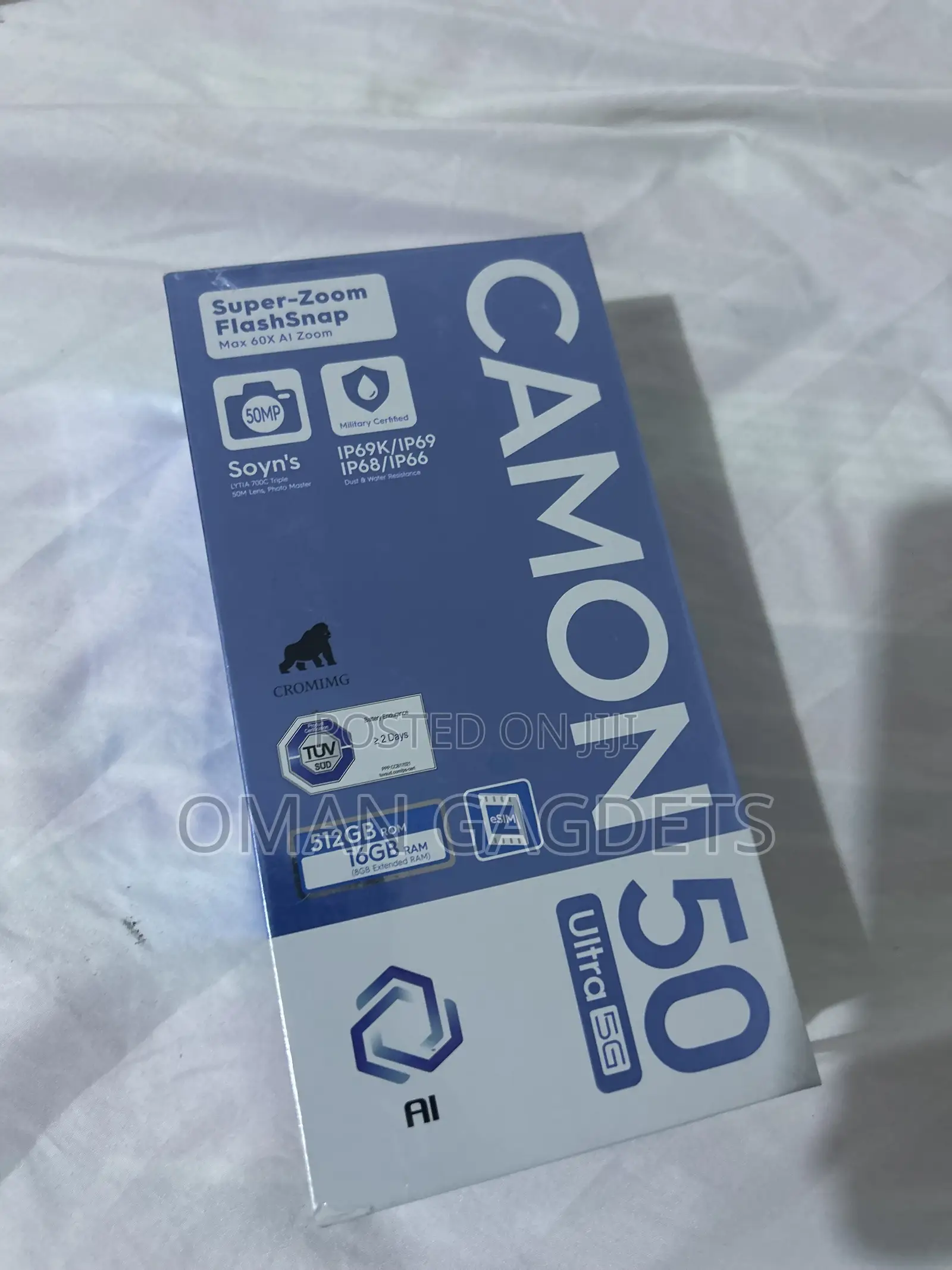 New Tecno Camon 50 Ultra 512 GB Black