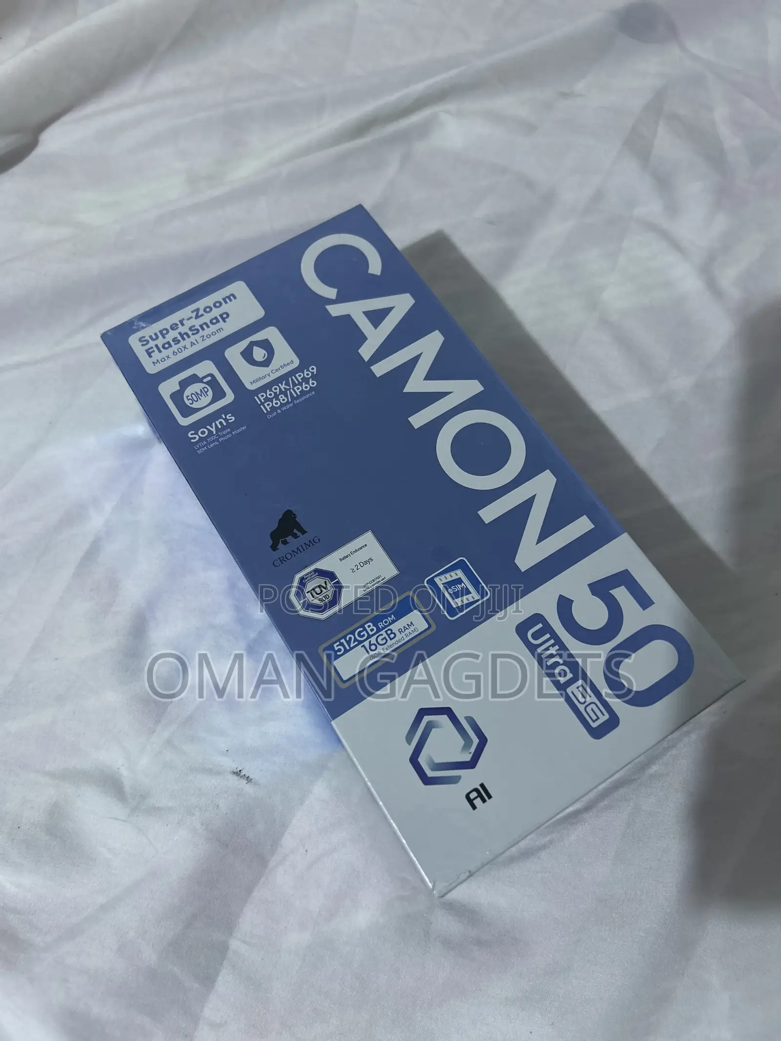 New Tecno Camon 50 Ultra 512 GB Black