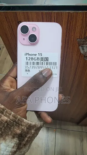 New Apple iPhone 15 128 GB Pink