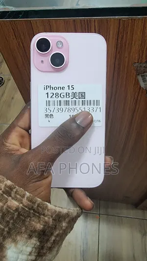 New Apple iPhone 15 128 GB Pink