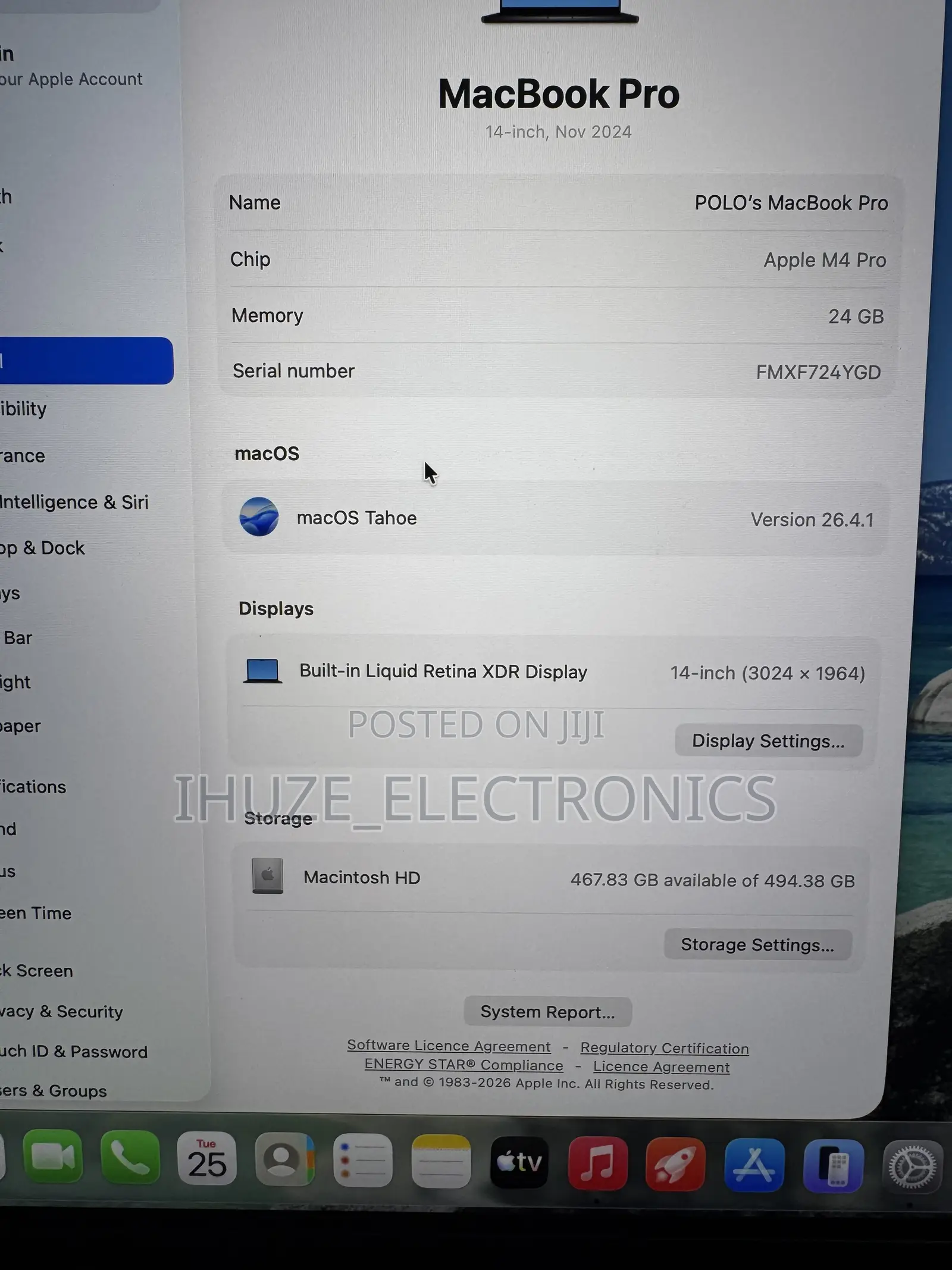 Laptop Apple MacBook Pro 2024 M4 Pro 24GB Apple M4 Pro SSD 512GB