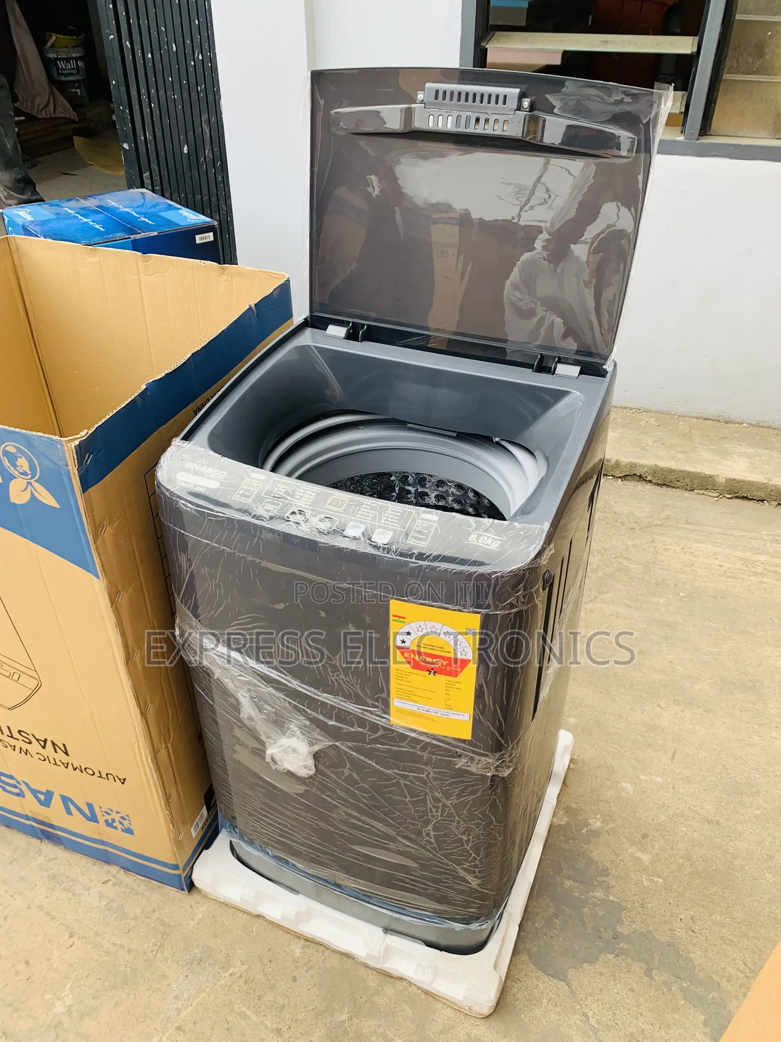 Nasco 8kg Top Load Full Auto Washing Machine W/ [NASTL-B80]