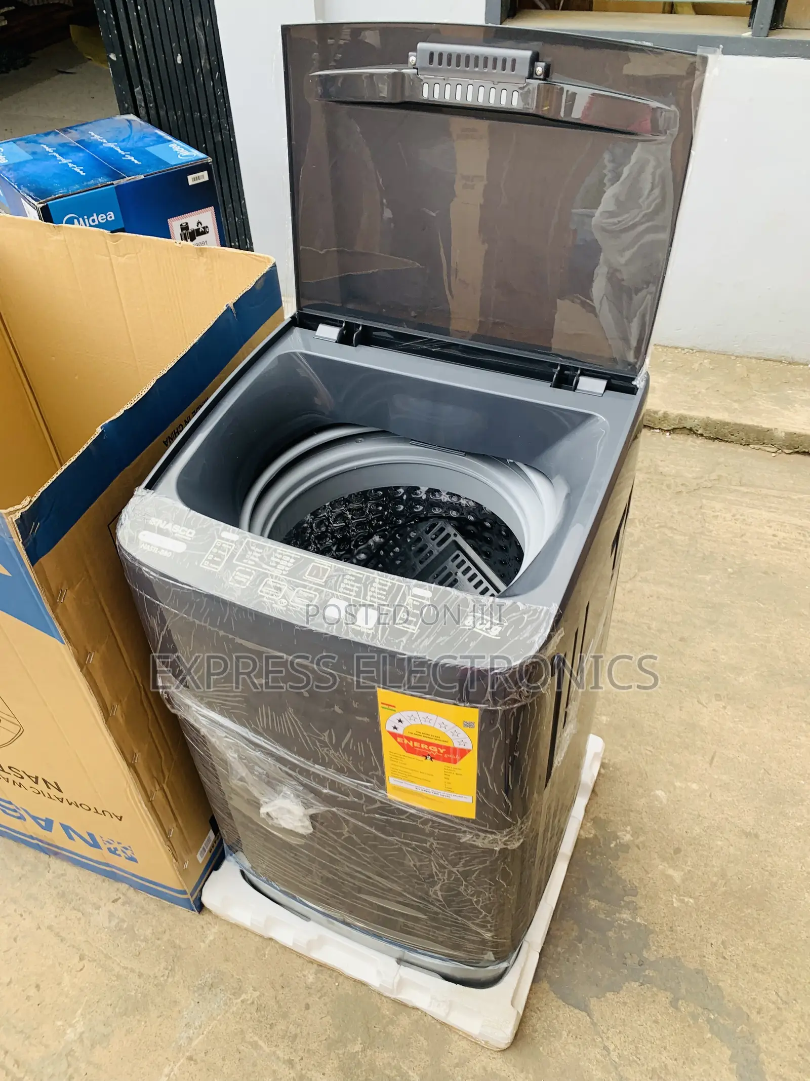 Limited Stock Nasco 8kg 10 Fabric-Friendly Wash Programs [NASTL-B80]