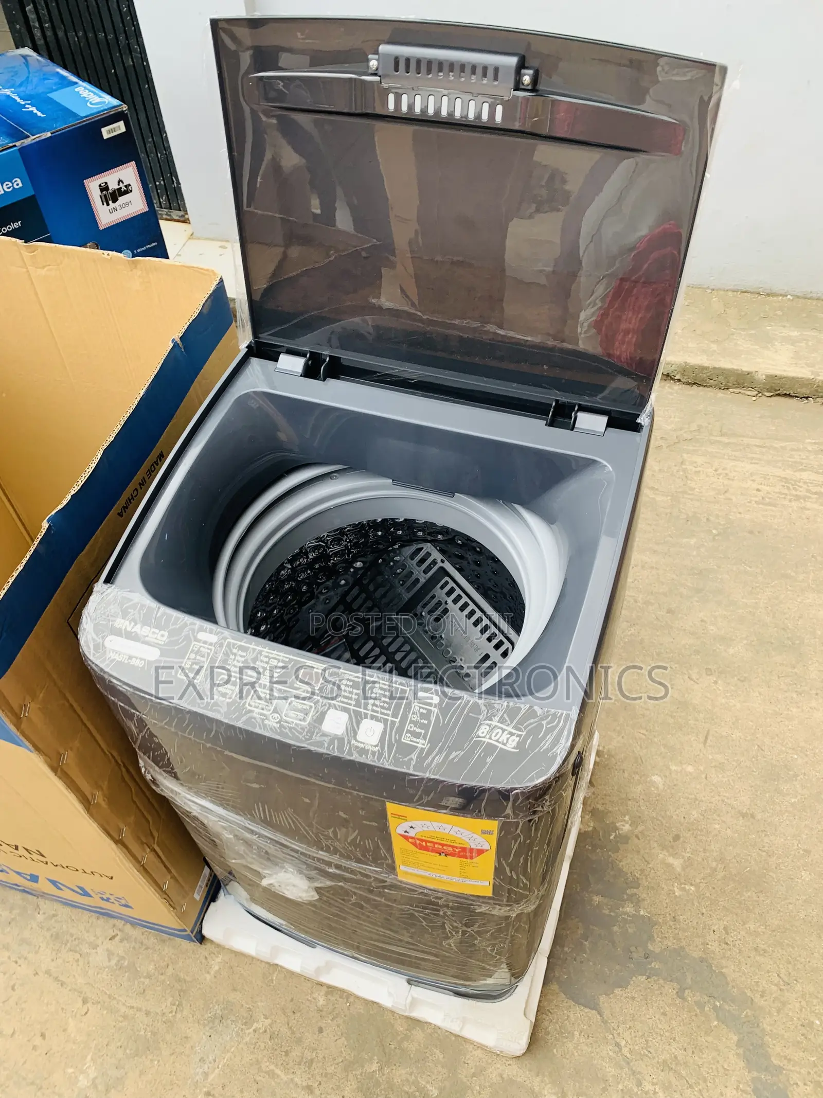 Shop Nasco 8kg Top Load Full Auto Washing Machine W/  [NASTL-B80]