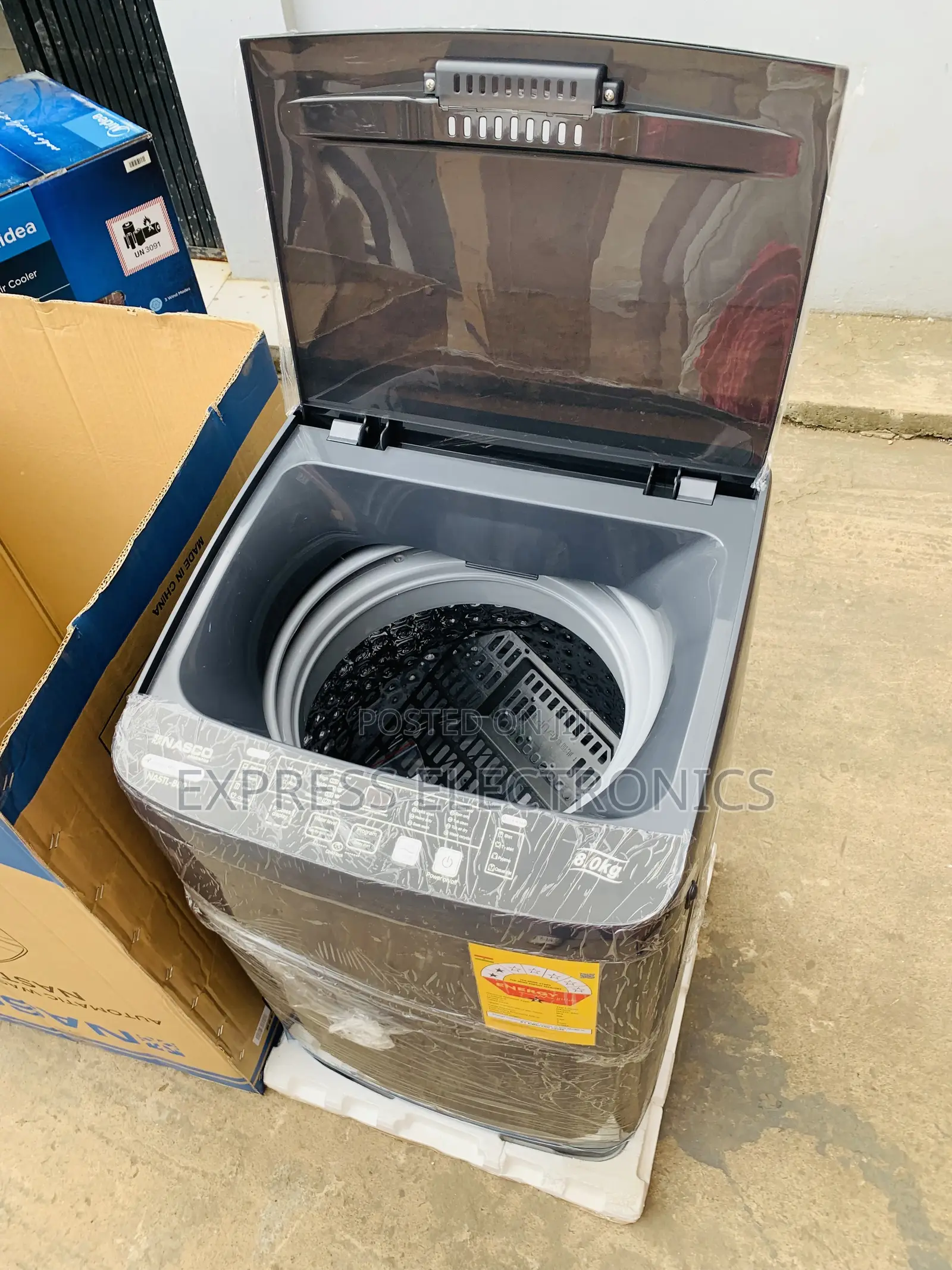 Shop Nasco 8kg Top Load Full Auto Washing Machine W/  [NASTL-B80]