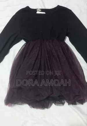 Black & Plum Tulle Party Dress 🖤💜