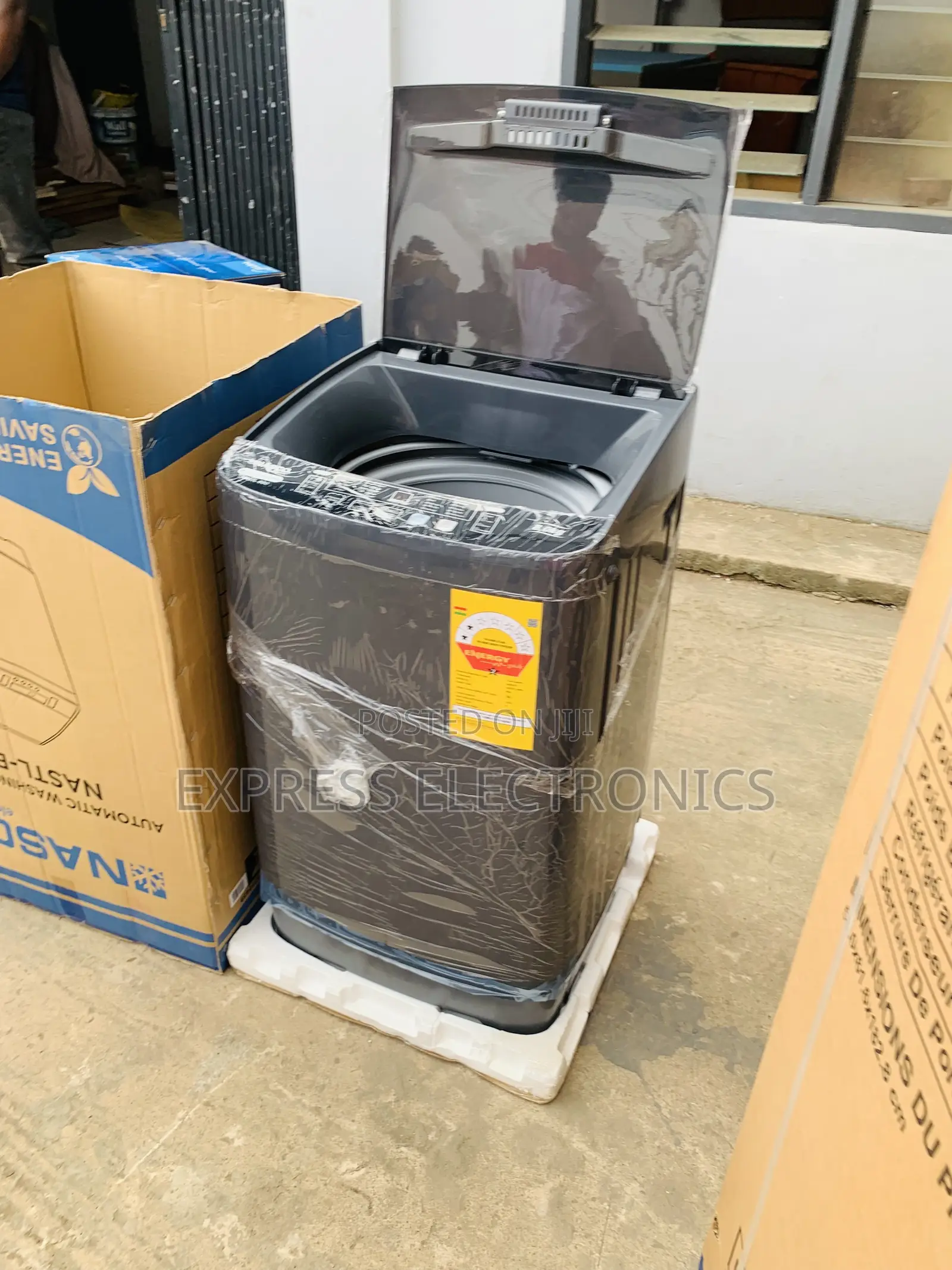 Get a New Nasco 8kg Top Load Full Auto Washing Machine W/ [NASTL-B80]