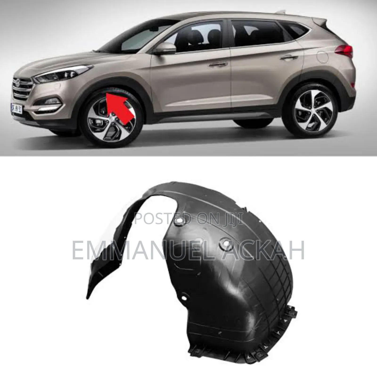 Hyundai Tucson 2016 to 2018 Fender Liner / Mudguard