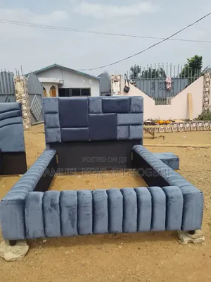 Double Bed Frame With 2 Side Drawers