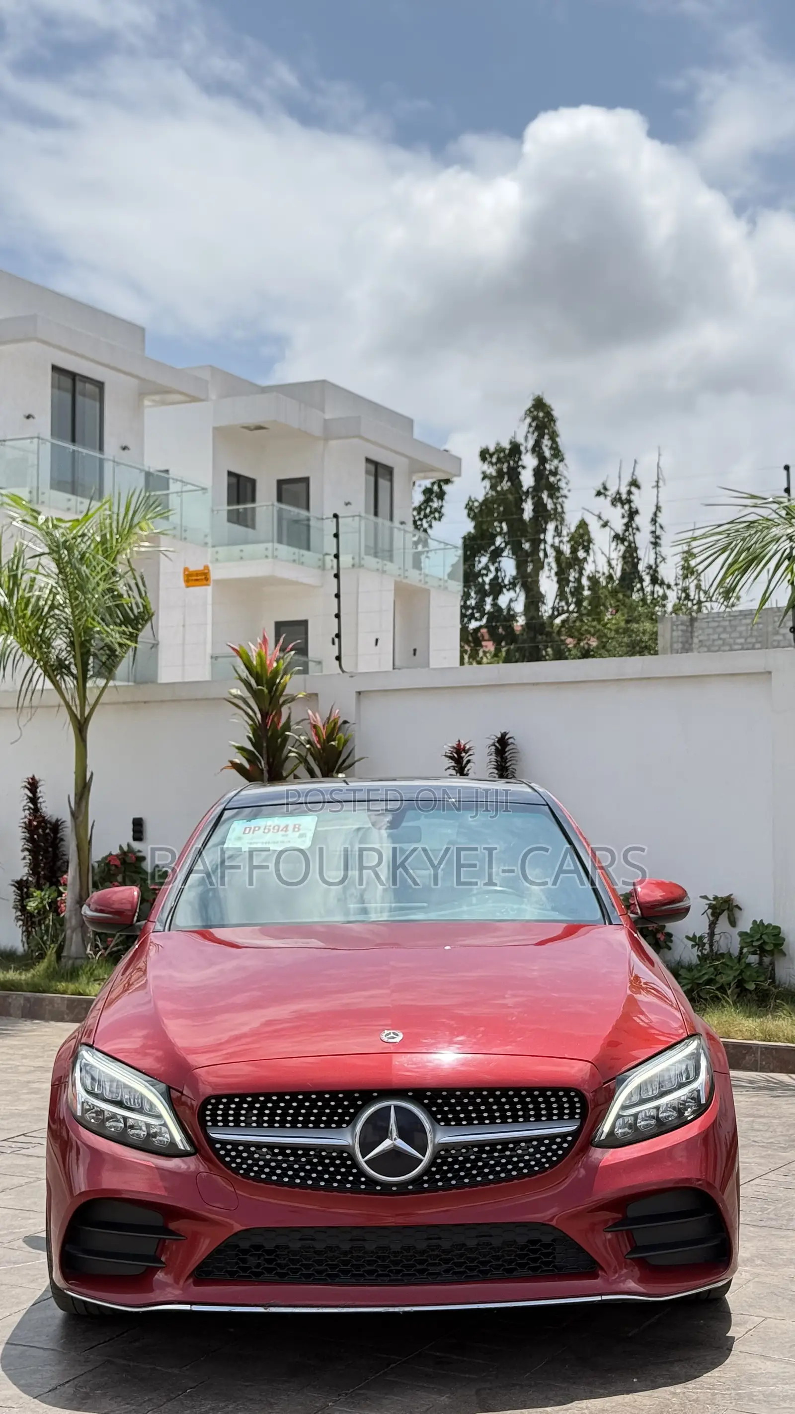 Mercedes-Benz C300 Base C300 AWD 4MATIC Sedan 2019 Red