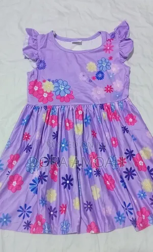 Lavender Floral Ruffle Dress 💜