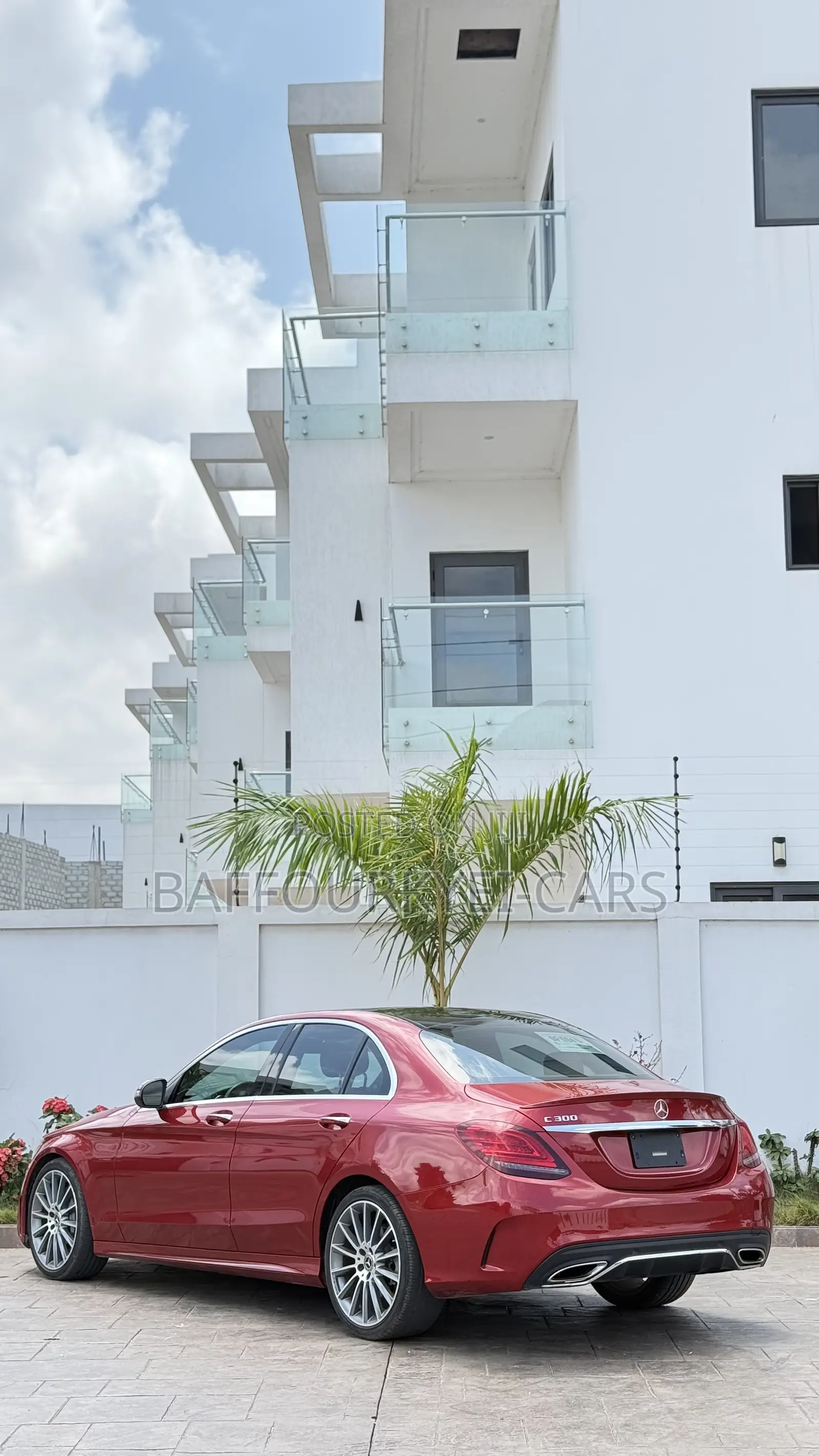 Mercedes-Benz C300 Base C300 AWD 4MATIC Sedan 2019 Red