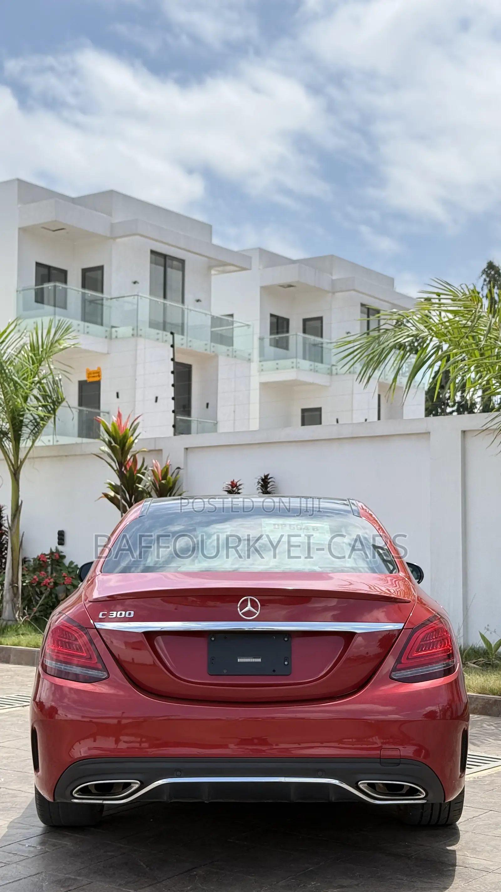 Mercedes-Benz C300 Base C300 AWD 4MATIC Sedan 2019 Red