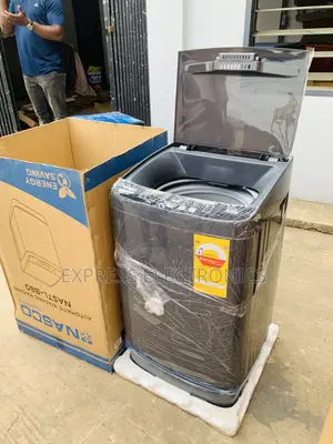 Call ☎ Nasco 8KG Top Load Fully Automatic Washing (NASTL-B80) – Dark