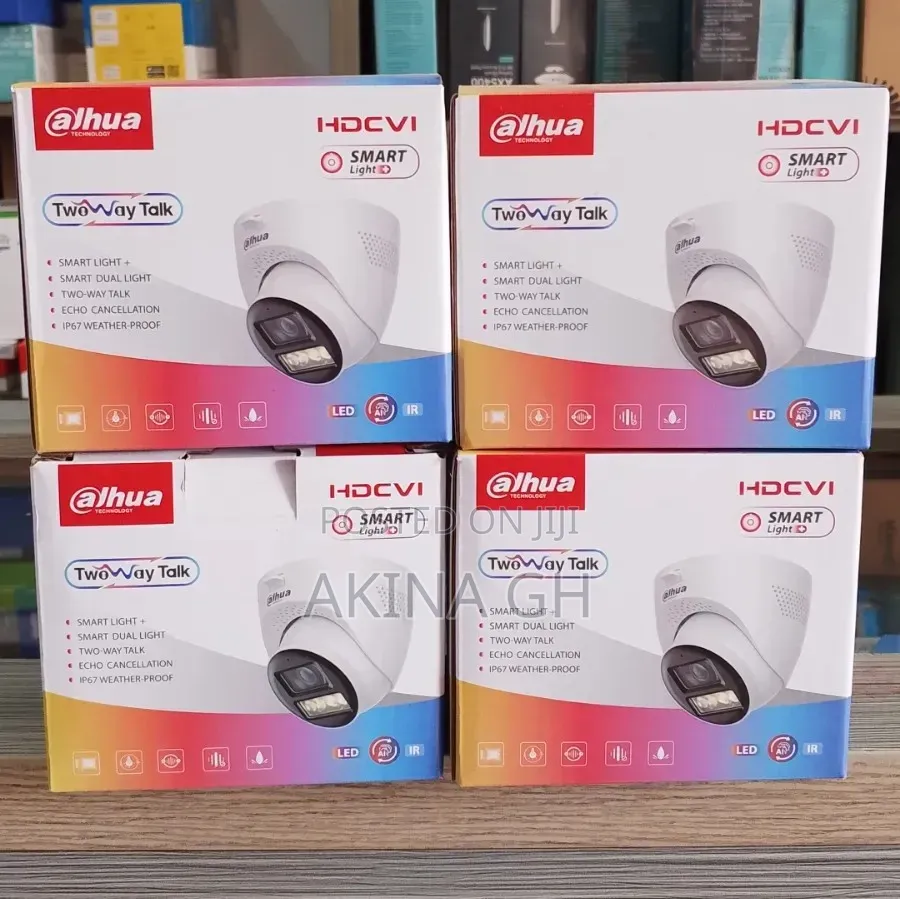 Dahua 2MP Analog 2 Way Audio Color Camera DH-HAC-HDW1200TQP-IL-T