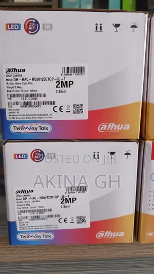 Dahua 2MP Analog 2 Way Audio Color Camera DH-HAC-HDW1200TQP-IL-T