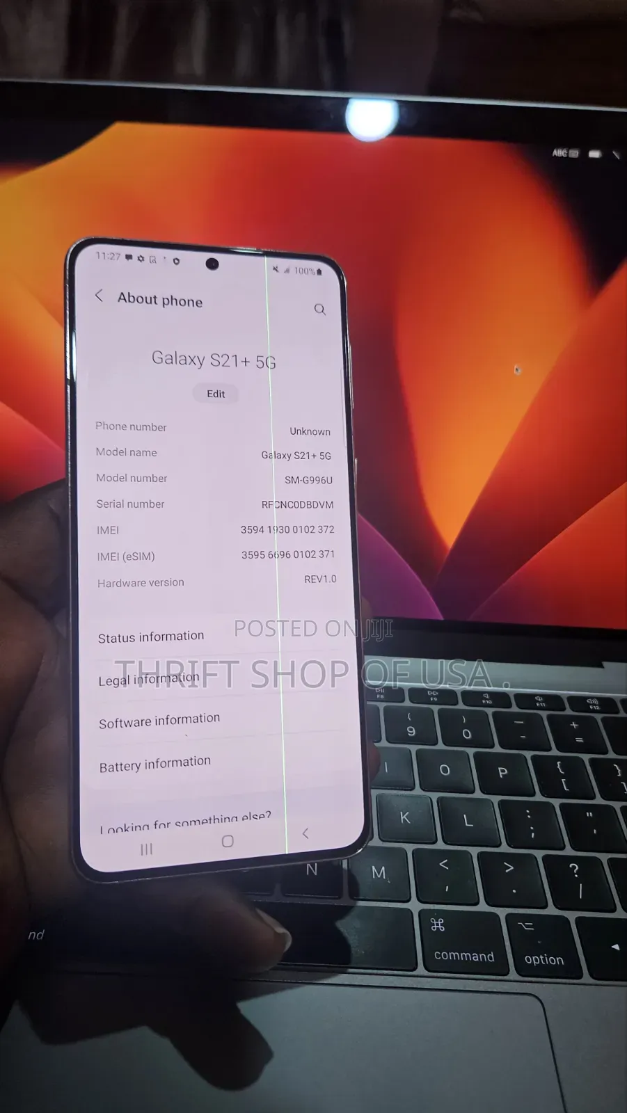 Samsung Galaxy S21+ 5G 128 GB Purple