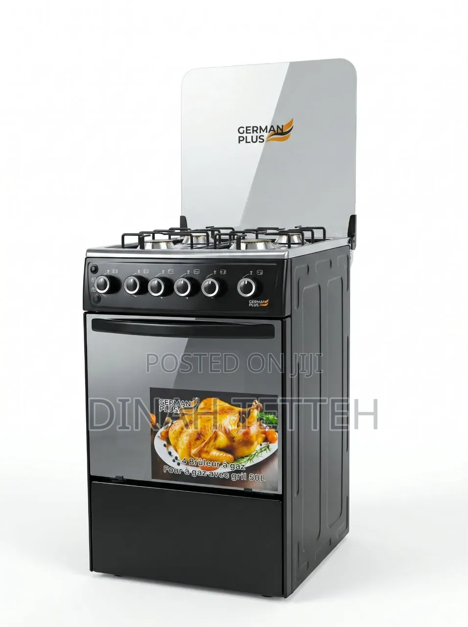 50x50 Gas 4 Burners Stove