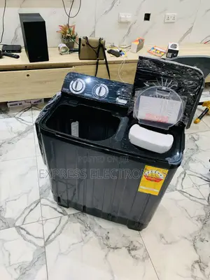 Nasco 7.0kg Twin Tub Washing Machine - Dark Grey (NAS-07-TW)