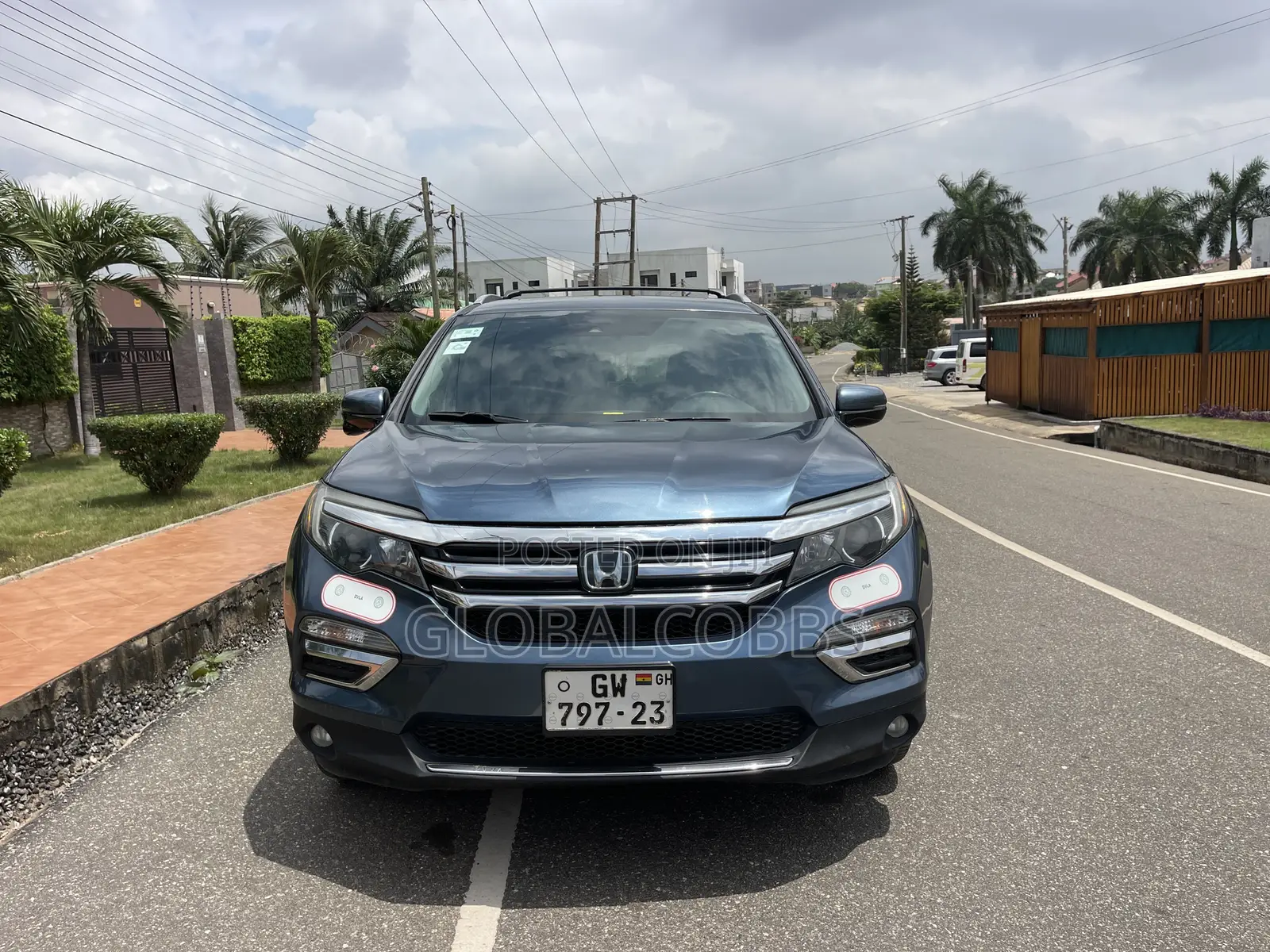 Honda Pilot Touring 4dr SUV 4WD (3.5L 6cyl 9A) 2017 Blue