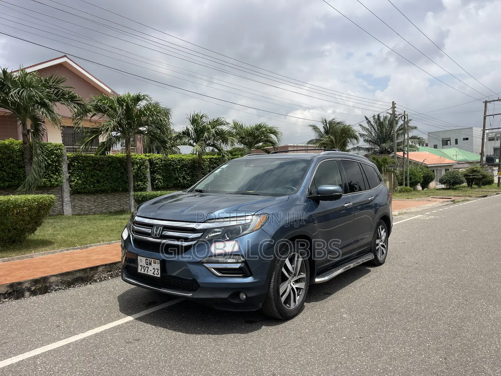 Honda Pilot Touring 4dr SUV 4WD (3.5L 6cyl 9A) 2017 Blue